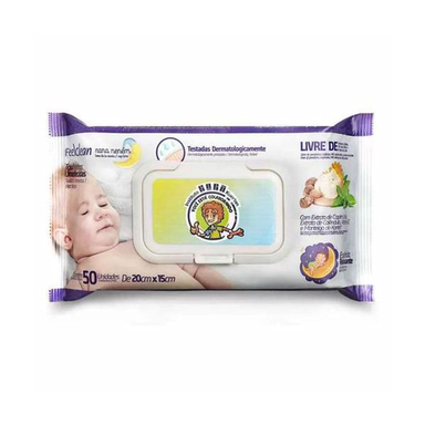 Imagem do produto Toalhas Umed Feelclean Baby Nana Nenem Com 50 Unidades