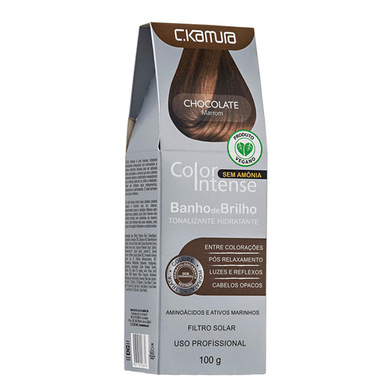 Imagem do produto Tonalizante Hidratante C.kamura Color Intense Banho De Brilho Chocolate Com 100G
