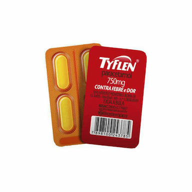 Tyflen 750Mg Com 4 Comprimidos