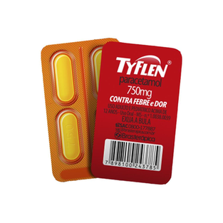 Imagem do produto Tyflen 750Mg Com 4 Comprimidos