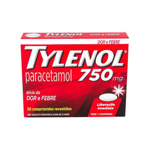 Imagem do produto Tylenol - 750Mg C 20 Comprimidos