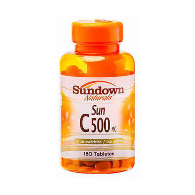 Imagem do produto Vitamina - C 500Mg Com 180 Tabletes Sundown Vitamina