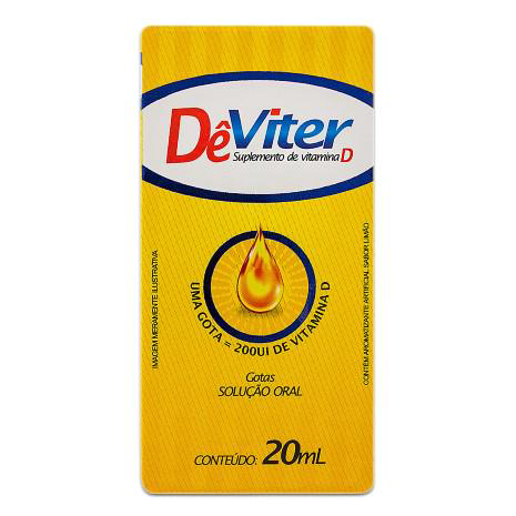 Imagem do produto Vitamina - D Dêviter Solução Oral Gotas Sabor Limão Com 20 Ml