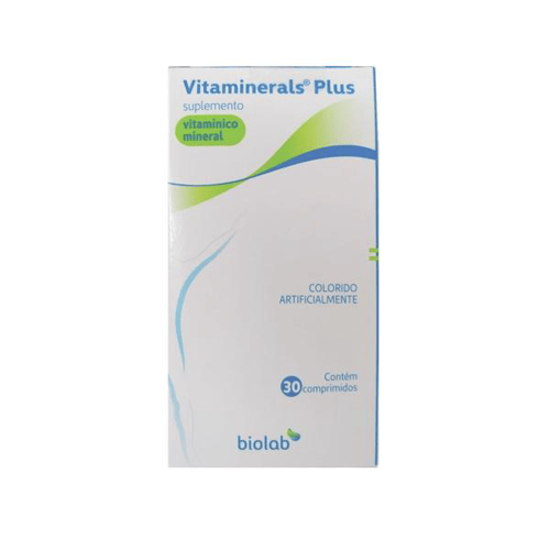 Vitaminerals Plus Com 30 Comprimidos