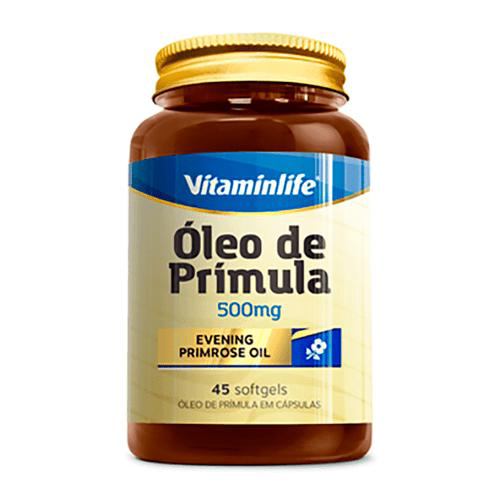 Imagem do produto Vitaminlife - Evening Primrose Óleo De Prímula 45 Cápsulas 500Mg Vitaminlife