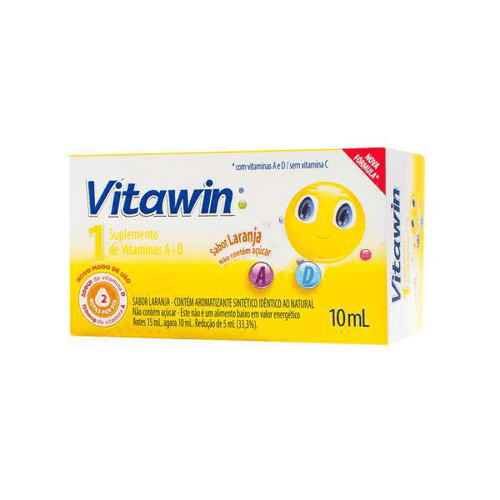 Vitawin 1 Gotas Sabor Laranja 10Ml