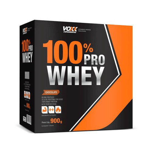 Imagem do produto Voxx Whey Protein 100% Pro Isolada Chocolate Sachê 900G