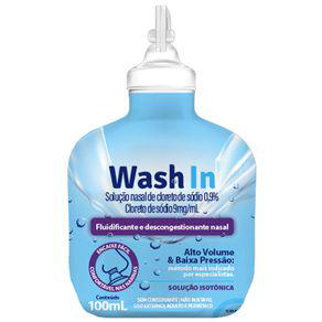Imagem do produto Wash In Solucao Nasal Cloreto De Sodio 100Ml Cx Com 6