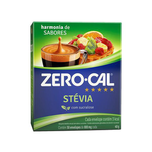 Imagem do produto Zero Cal Pó Stevia 50 Envelope Com 12G