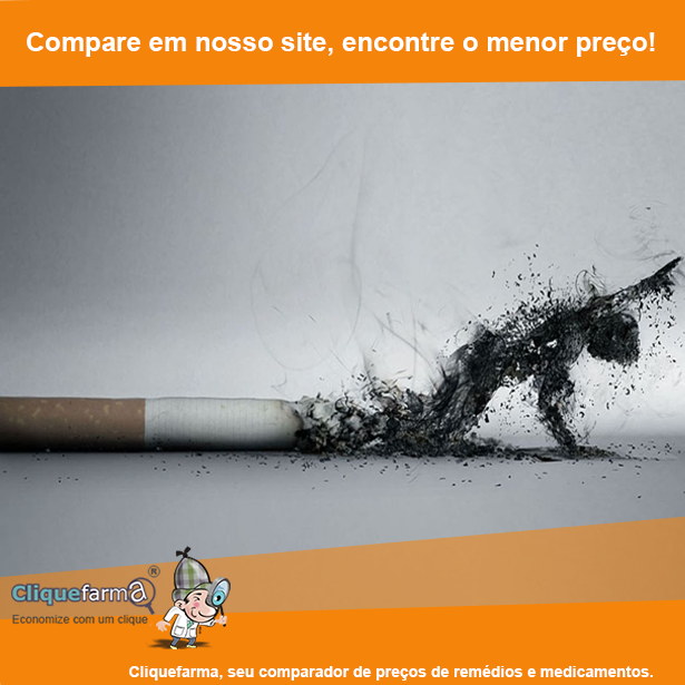A foto que deixou de fumar antes e depois