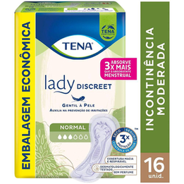 Imagem do produto Absorvente Para Incontinência Urinária Tena Lady Discreet Normal 16 Unidades Panvel Farmácias