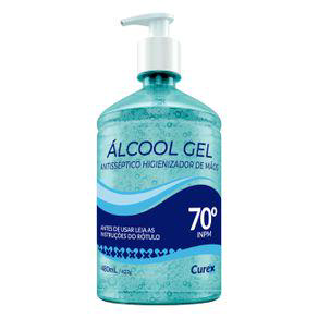 Imagem do produto Álcool Em Gel Curex 70% Antisséptico E Higienizador De Mãos 480Ml