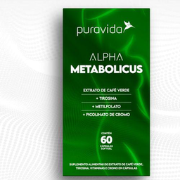 Imagem do produto Alpha Metabolicus Suplemento Para Metabolismo 60 Caps Pura Vida