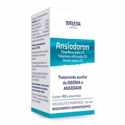 Ansiodoron Weleda Com 40 Comprimidos