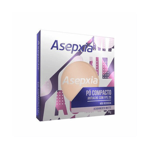 Imagem do produto Asepxia Po Compacto Antiacne Fps20 Bege Claro 10G