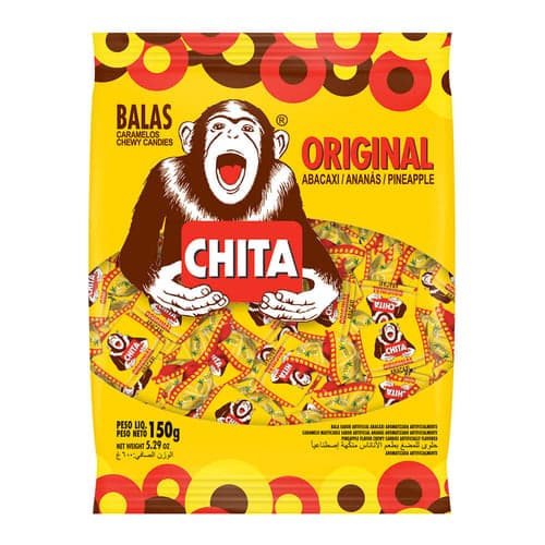 Imagem do produto Balas Chita Original Abacaxi 150G
