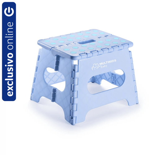 Imagem do produto Banquinho Multiuso Dobrável Flop Azul Multikids Baby