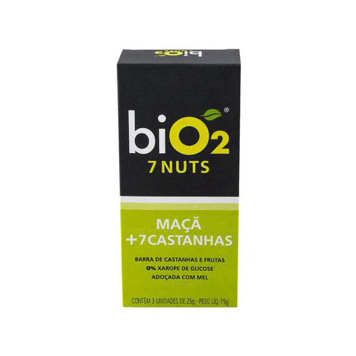 Imagem do produto Barra De Castanhas E Frutas Bio2 Nuts Maçã E 7 Castanhas