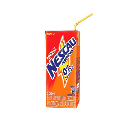 Imagem do produto Bebida Láctea Nescau Zero Lactose Com 200Ml