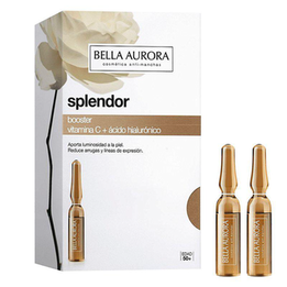 Imagem do produto Bella Aurora Sérum Antiidade Splendor Booster Vitamina C + Ácido Hialurônico 5 Ampolas