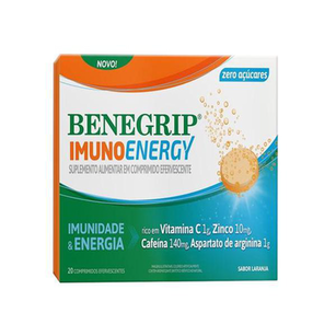Imagem do produto Benegrip Imuno Energy 20 Comprimidos Efervescentes