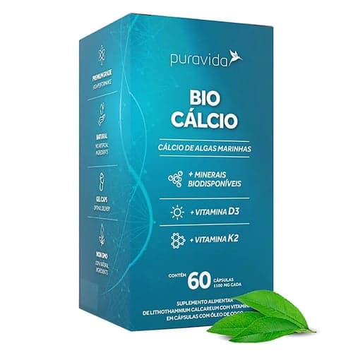 Imagem do produto Bio Cálcio Puravida 60 Cápsulas