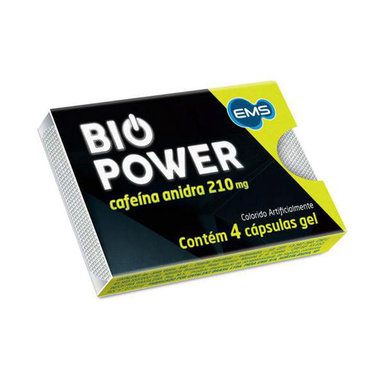 Imagem do produto Bio Power 210Mg 4 Capsulas Cafeina