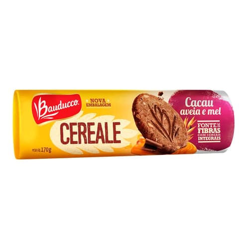 Imagem do produto Biscoito Bauducco Cereale Cacau, Aveia E Mel Com 170G
