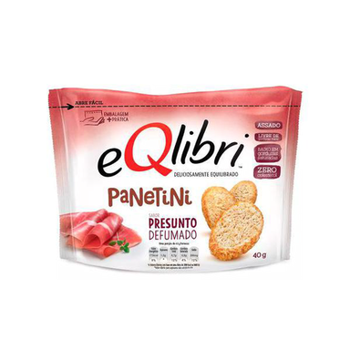 Imagem do produto Biscoito Eqlibri Panetini Sabor Presunto Defumado 40G