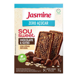 Imagem do produto Biscoito Zero Açúcar Sou Sweet Chocolate Com Gotas 75G Jasmine