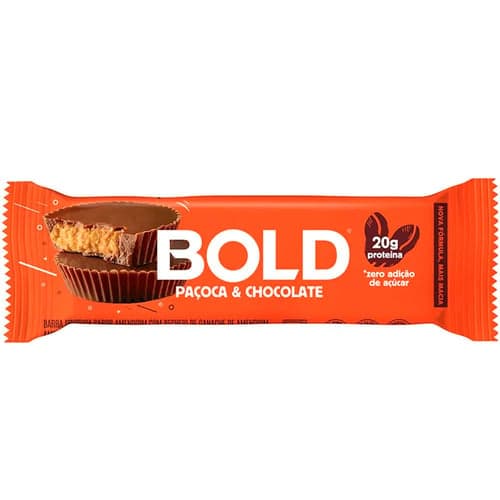 Imagem do produto Bold Paçoca E Chocolate 60G Bold