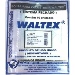 Imagem do produto Bolsa De Colostomia Waltex 25 Mm Cirúrgica Brasil