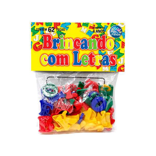 Imagem do produto Brinquedo Brincando Com Letras Pais & Filhos Com 62 Peças