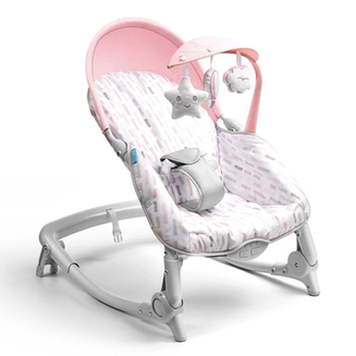 Imagem do produto Cadeira De Descanso E Balanço Spice Dobrável 018Kgs Rosa Multikids Baby Bb293