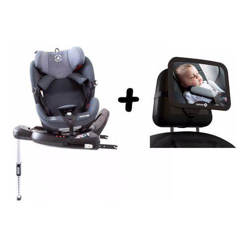 Imagem do produto Cadeirinha De Carro Spinel 360 Maxicosi 0 A 36 Kg Authentic Graphite + Espelho Back Seat