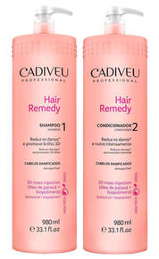 Imagem do produto Shampoo 980Ml+Condicionador 980Ml Cadiveu Hair Remedy