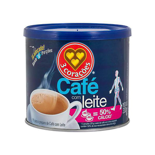 Imagem do produto Café Com Leite 3 Corações Com 330G