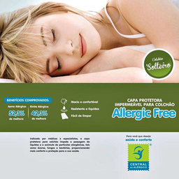 Imagem do produto Capa Antiac Allerg Solt Elast 1,88X25 Central Do Alergico