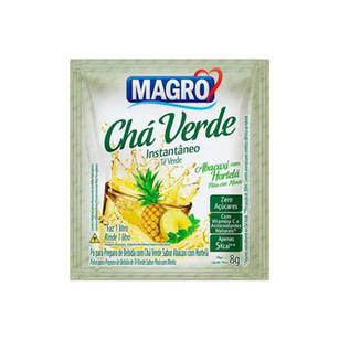 Imagem do produto Cha Verde Sabor Abacaxi Com Hortela Zero Acucares 8G Magro