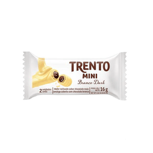 Imagem do produto Chocolate Trento Mini Branco Dark 16G