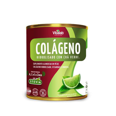 Imagem do produto Colágeno Hidrolisado Com Chá Verde 300G Vitalab
