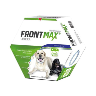Imagem do produto Coleira Antiparasitária Frontmax Para Cães Acima 4Kg Com 1 Unidade De 26G