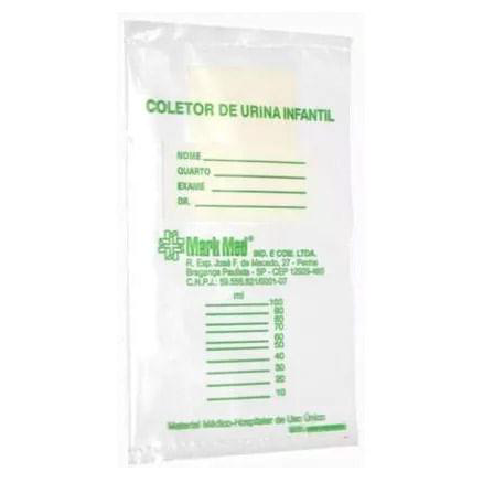 Imagem do produto Coletor De Urina Infantil Estéril Unissex Mark Med 1 Unidade