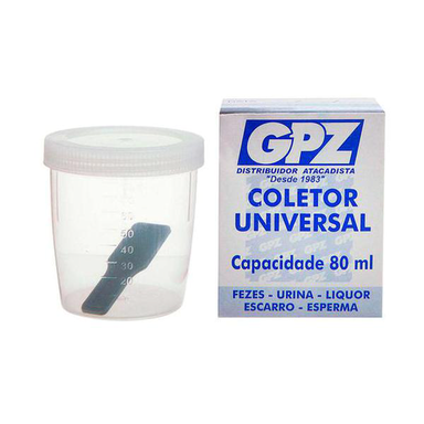 Coletor Universal Gpz 80Ml - Coletor C/Caixa