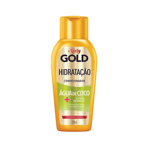 Imagem do produto Condicionador Niely Gold Hidratação Milagrosa Água De Coco 200Ml