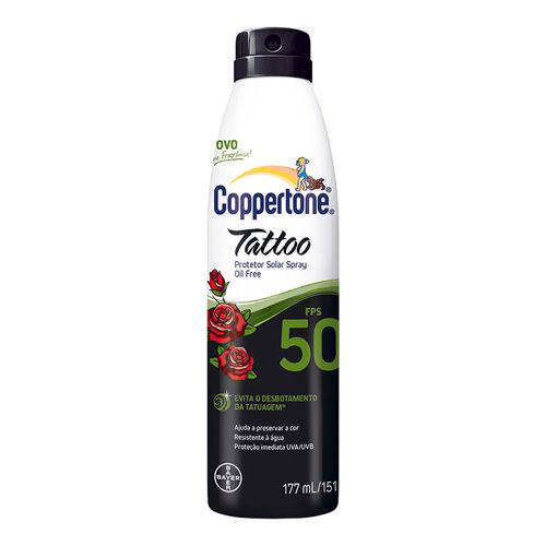 Imagem do produto Coppertone Spray Tattoo Fps50 177Ml