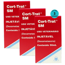 Imagem do produto Corttrat Injetável Sm 50Ml Sm Kit C/ 3