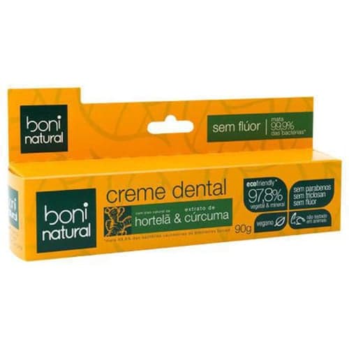 Imagem do produto Creme Dental Boni Natural Hortela E Curcuma 90G