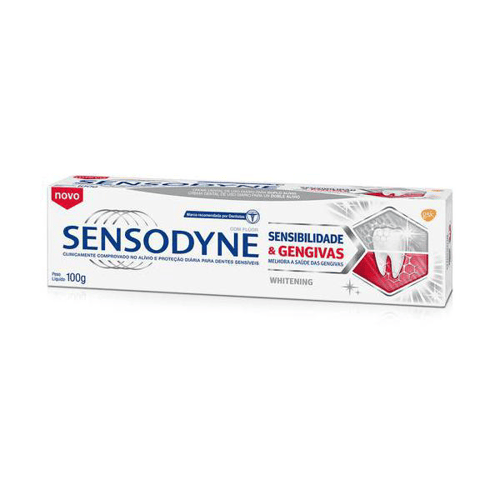 Imagem do produto Creme Dental Sensodyne Sensibilidade & Gengivas Whitening 100G