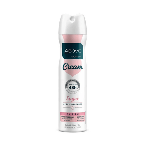 Imagem do produto Desodorante Above Women Cream Sugar Aerossol Antitranspirante 150Ml 150Ml